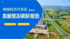 钢城经济开发区   调研报告