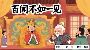 A-0048   《百闻不如一见》成语故事PPT模板