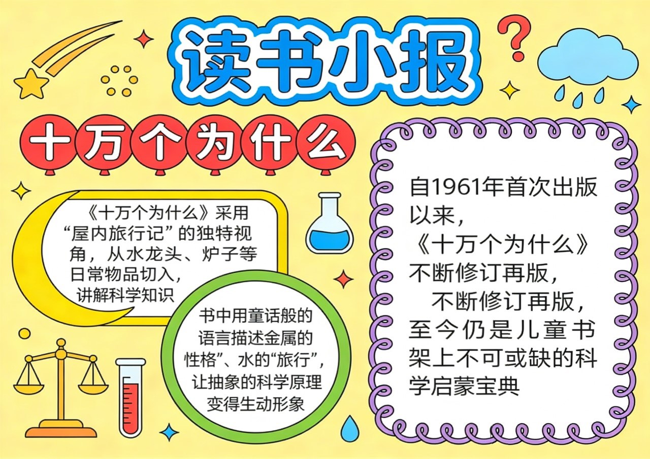 Xb-000103   《十万个为什么》读书小报