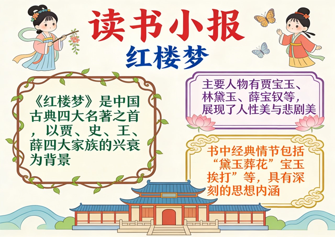 Xb-000127   《红楼梦》读书小报