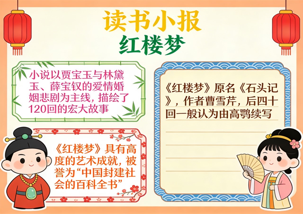 Xb-000128   《红楼梦》读书小报