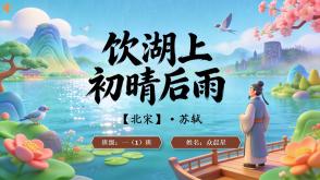 2-000126   古诗《饮湖上初晴后雨》